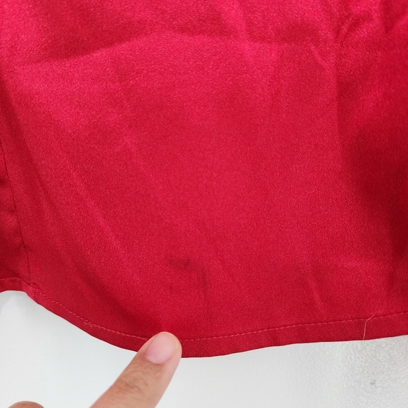 Paul Richard Women's Poly Stretch Satin Long Sleeves Button Through Shirt - Picture 7 of 8